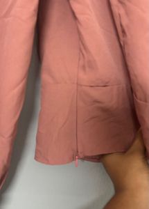 Elegant Peach Square Neck Top