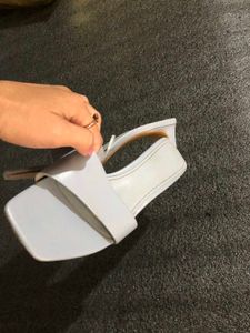 H&amp;M Chic Blue Mules(size-37)