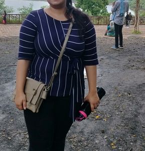 Dark Blue Top