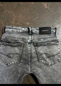 Trendy Grey Wash Jeans