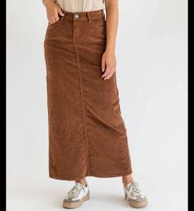 Corduroy Maxi Skirt