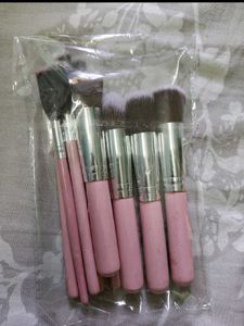 Pink Makeup Brush Set