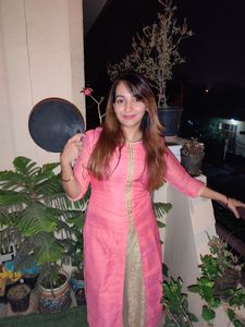 Front Slit Straight Kurta With Designer Neck