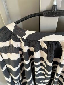 Zebra Print Long Sleeve Top