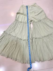 Pista Green Sharara Set