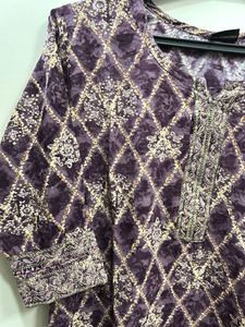 Elegant Purple Kurta