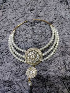 Pearl Necklace Set Choker Style