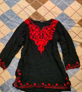 Embroidered Tunic Top