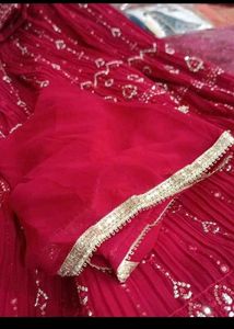 Gorgeous Red Lehenga Choli Set