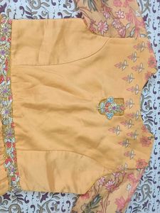 Floral Print Anarkali Dress