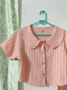 Korean Cute Pink Top