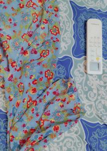 Floral Print Tie-Front Top
