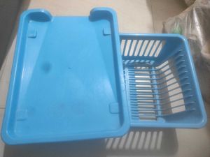 Blue Kitchen Organizer