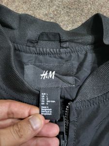 H&amp;M Black Bomber Jacket
