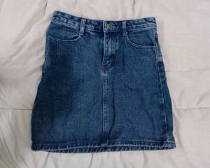 Denim Mini Skirt