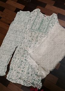 Pant Suit With Dupatta