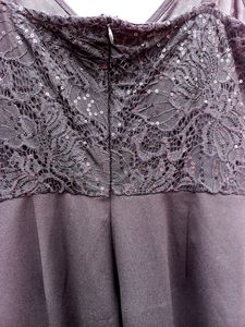 Black Lace Top Jumpsuit