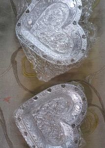 Set Of Two Beautiful Heart Shape Plate ❤️