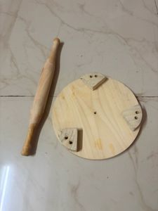 Chakla Belan Wooden Rolling Pin &amp; Board