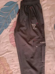 Grey Cargo Pants