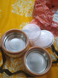 New Unused 2 Piece Tiffin