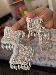 Beaded Statement Earrings