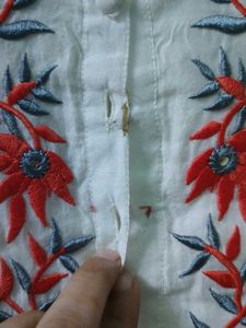Embroidered Kurti Set