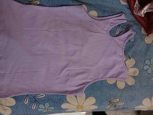 Lilac Cutout Tank Top