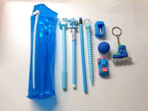 Blue Theme Stationery Combo