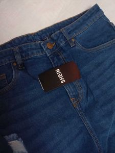 SHEIN High Rise distressed Boot Cut Jea