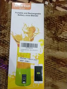 Portable and Rechargeable Battery Juice Blender