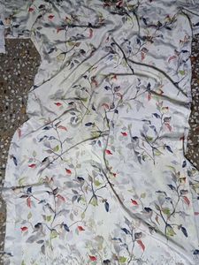 White Silk Suit