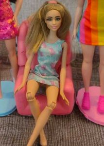 Three Gorgeous Fashionista Barbie Dolls