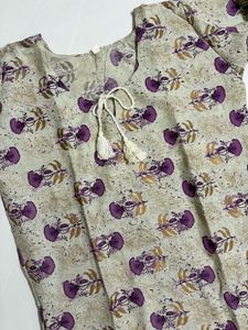Floral Print Kurta