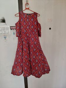 Sassafras Cold Shoulder Dress