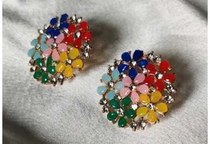 Colorful Gemstone Earrings