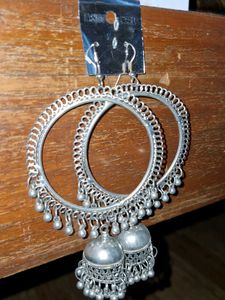 Hoop Jhumka Earrings