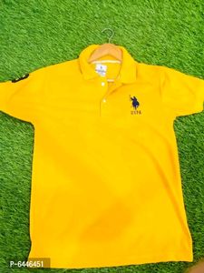 Stunning Matty Cotton Self Pattern Polos For Men- 3 Pieces