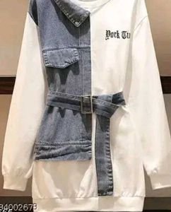 Denim and Sweat combine outfit Size L Bust 38-40