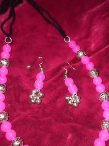 Krishna Pendant Jewelry Set For Girls