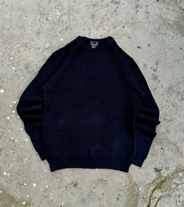 H&amp;M Navy Waffle Knit Sweater