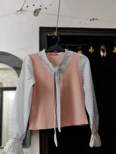 Woolen Korean Women Top