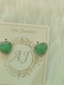 925 Sterling Silver Earrings Wyh Patch