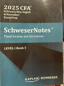 SchweserNotes CFA Level I Book 3