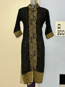 Pintrest Elegant Embroidered Kurta