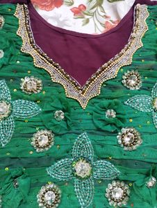 Green Maroon Heavy Work Suit