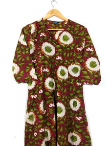 Ajio Multicolour Floral Printed Dress