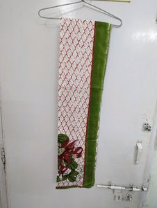 Full Cotton Designer Suit With Uper Linner Size 36