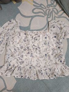 Floral Chiffon Top