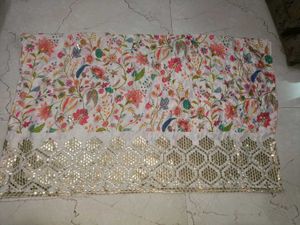 Floral Gota Pati Short Kaftan